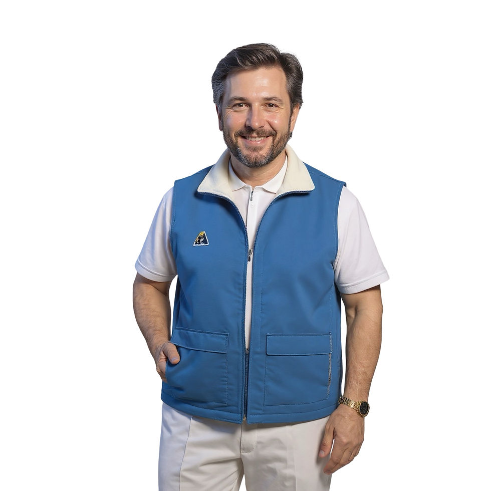 Thumbnail: Domino Bowlswear BA Unisex Reversable Vest micro-fibre and Micro-Fleece mix