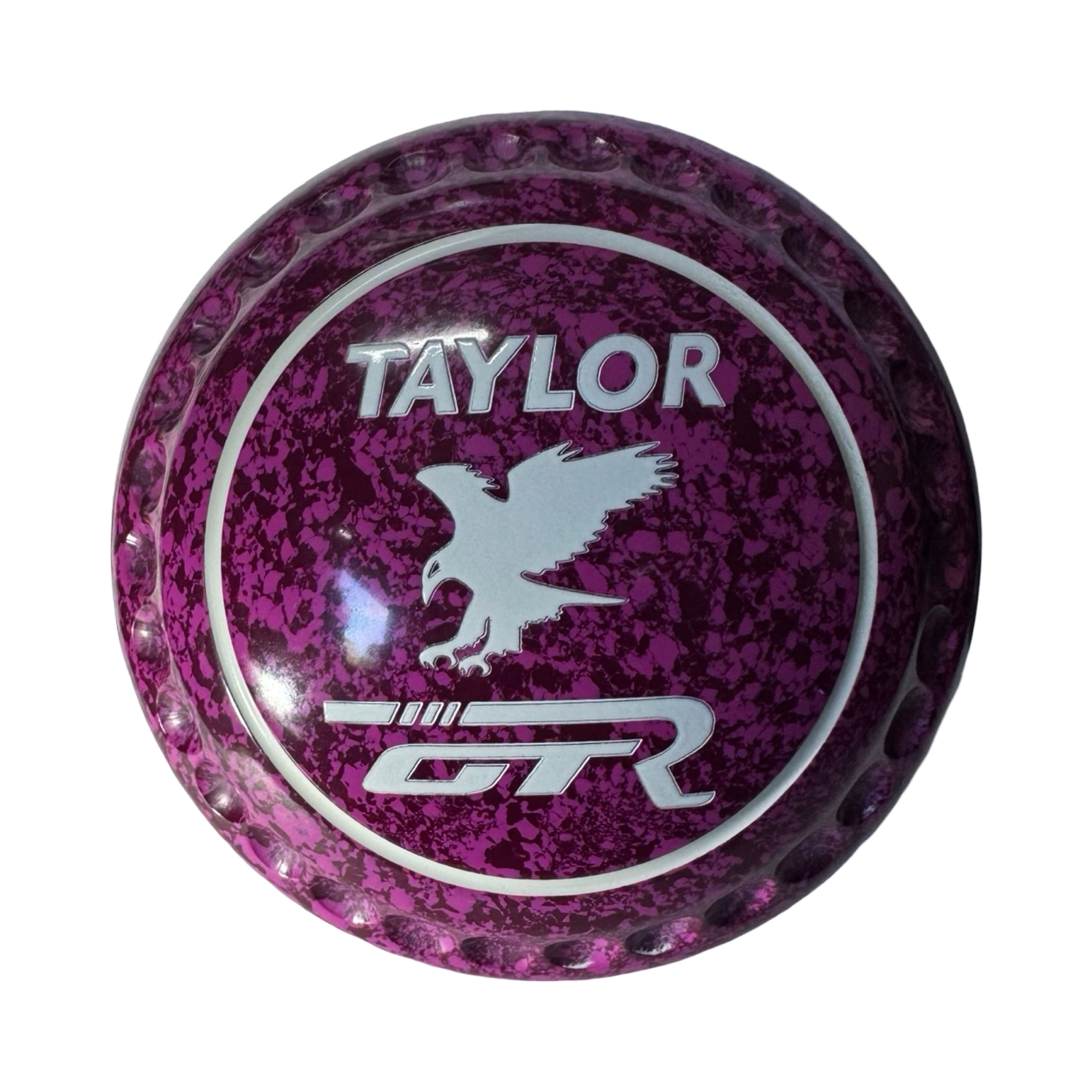 Taylor GTR Size 4, Half Pipe Grip, Colour Magenta/ Dark Pink / Logo Hawk