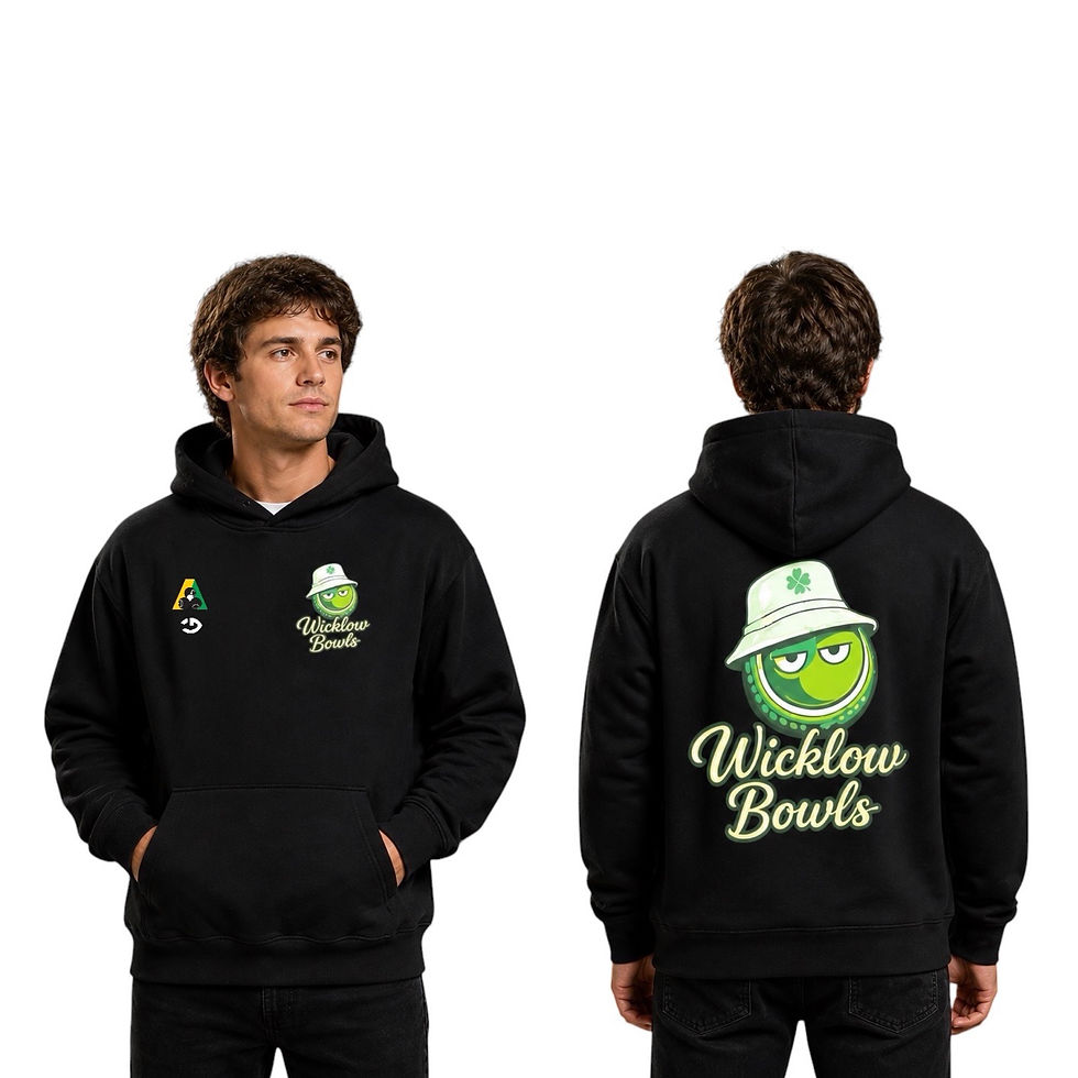 Thumbnail: Greeno Hoodie by Wicklow Bowls | Premium Lawn Bowls Club Hoodie AU