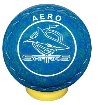 Thumbnail: Aero Lawn Bowls NRL logo one colour bowls , one colour paint, outline logo