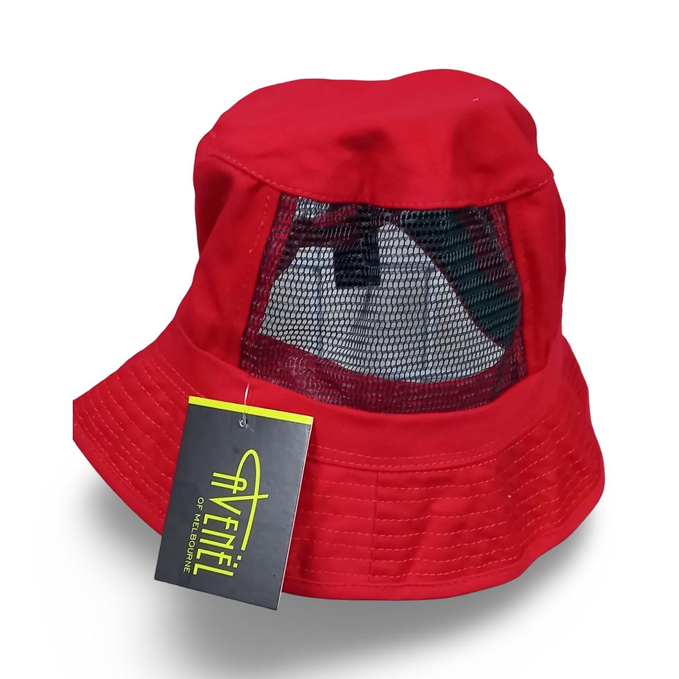 Thumbnail: Avenel BA21001 Vented Cotton Bucket Hat – BA Logo Bowls Australia Approved