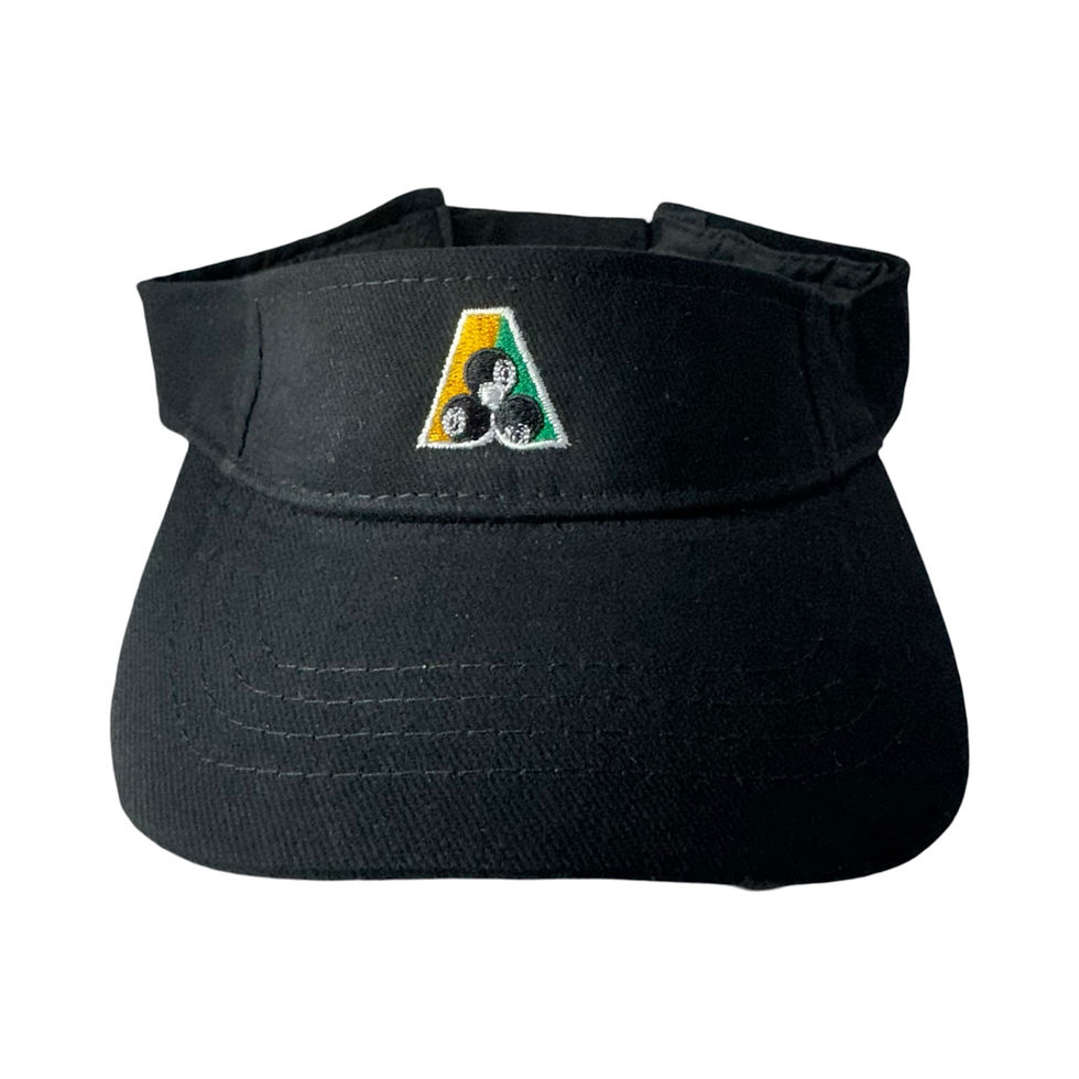 Thumbnail: Domino Bowlswear BA Embroidery Velcro Visor – One Size Fits All, Cotton