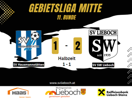 Auswärtssieg beim Tabellenführer SV Hausmannstätten