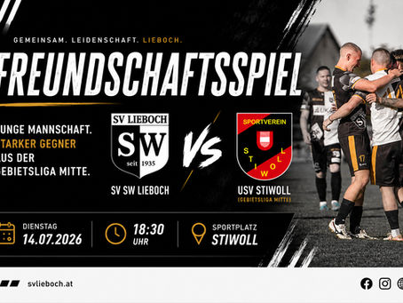 ⚫️⚪️ Nächstes Vorbereitungsspiel | Junge Mannschaft trifft auf starken USV Stiwoll