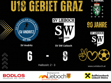 SG Schilcherland/SV SW Lieboch U18 gegen SC Andritz - 8:6 Auswärtssieg
