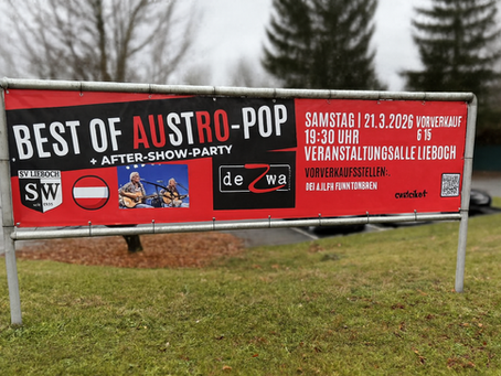 Austropop-Konzert mit DeZwa – 21. März 2026 in Lieboch