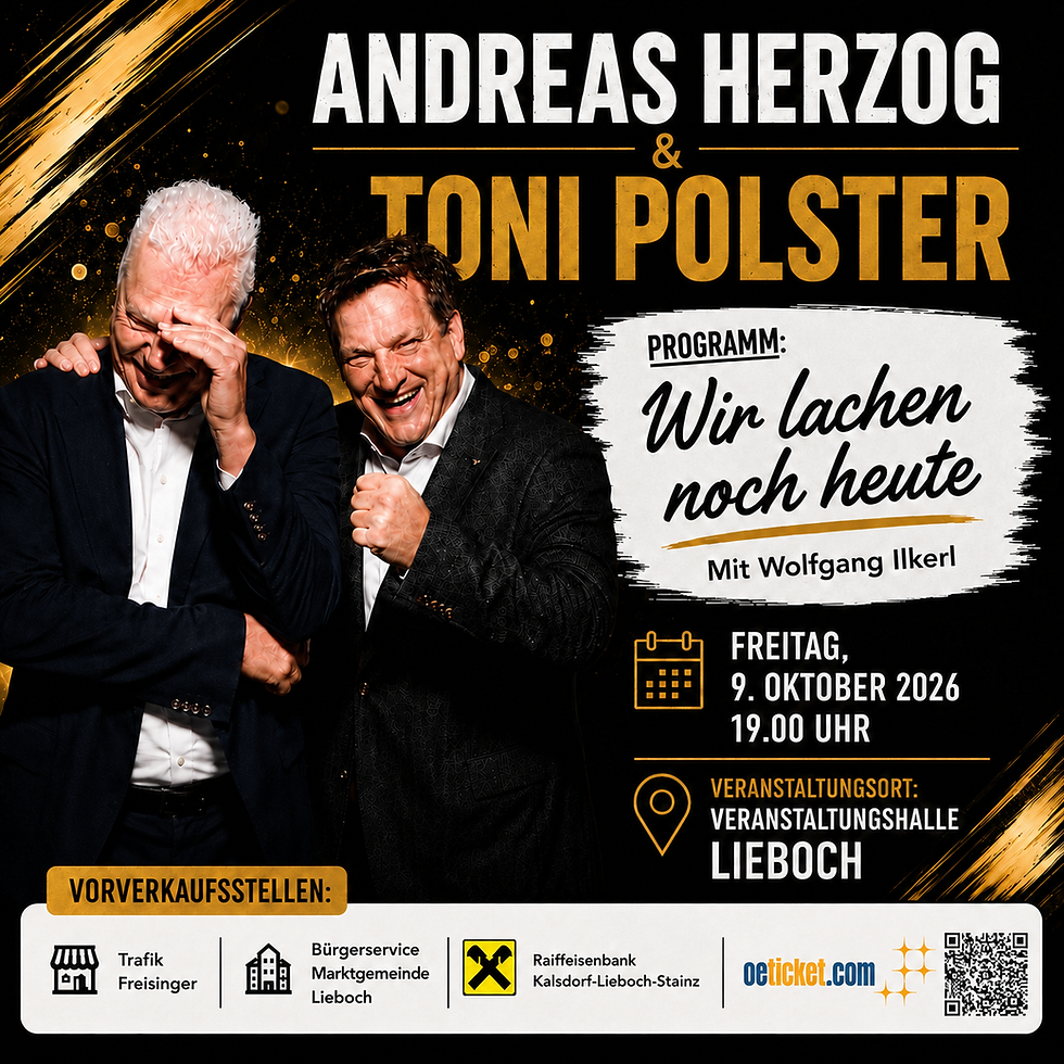 ANDREAS HERZOG & TONI POLSTER LIVE IN LIEBOCH! ⚽