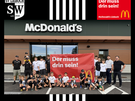 Mc Donald's Lieboch - neuer Sponsor des SV Schwarz-Weiß Lieboch