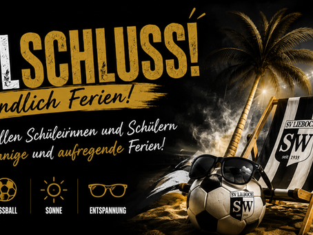 Schulschluss! Endlich Ferien!