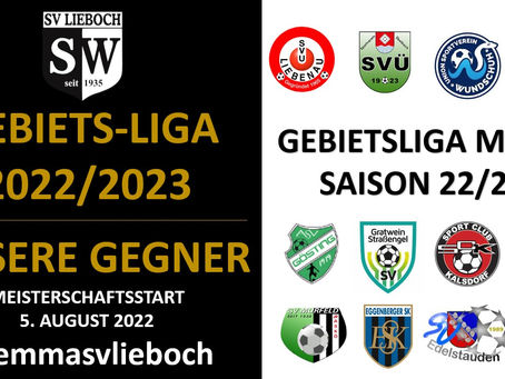 GEBIETSLIGA MITTE Saison 2022/2023 - Unsere Gegner