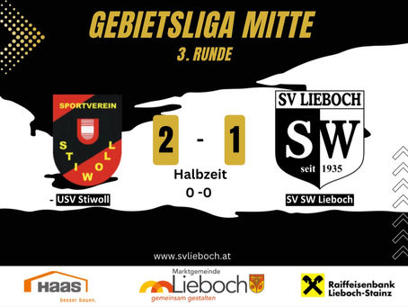 Es läuft noch nicht .... 3. Niederlage im 3. Spiel