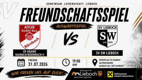 Vorbereitungsspiel – Auswärts in Kainach