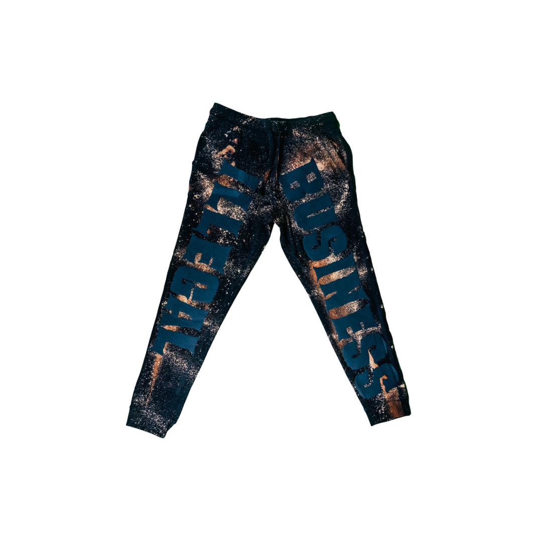 Bland and Black bleached Pants
