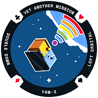 YAM-3 Mission Patch - High Constrast - 1