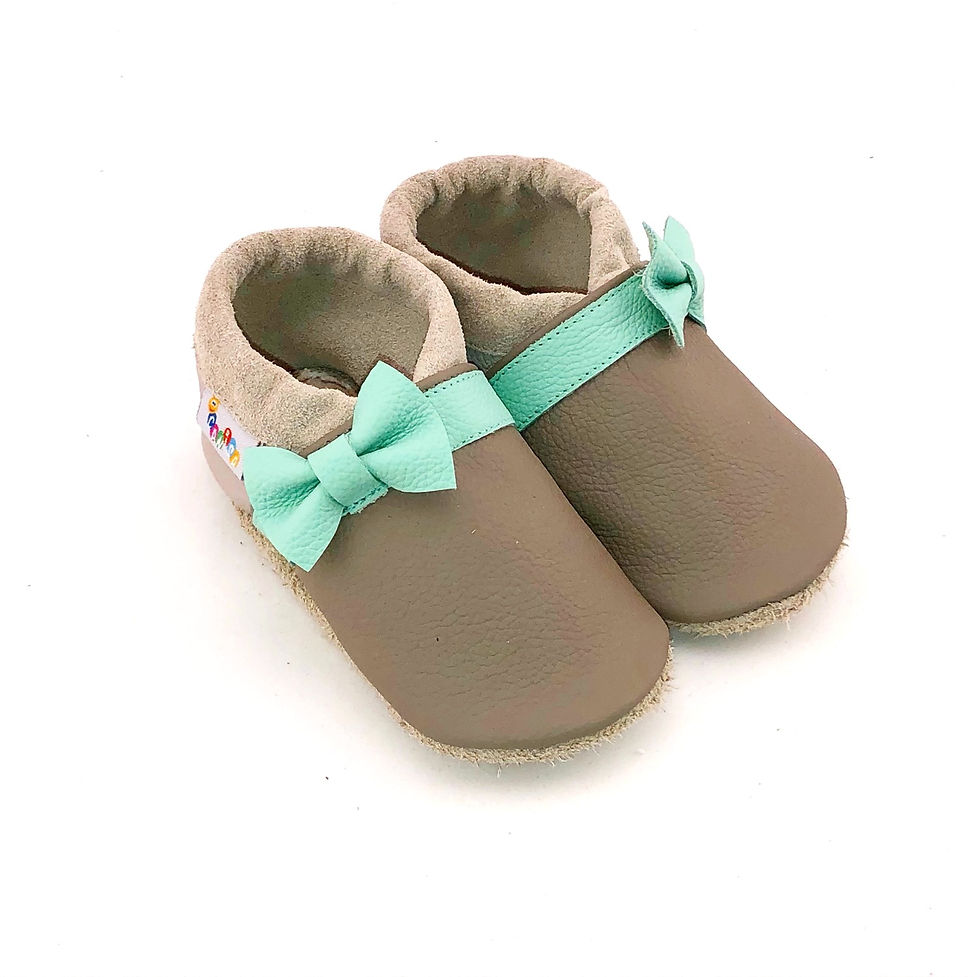 Miniaturbild: Kinderlederschuh Schleife