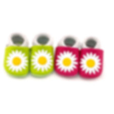 Kinderlederschuh Gänseblümchen