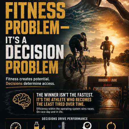 IRONMAN Is Not a Fitness Problem — It's a Decision Problem