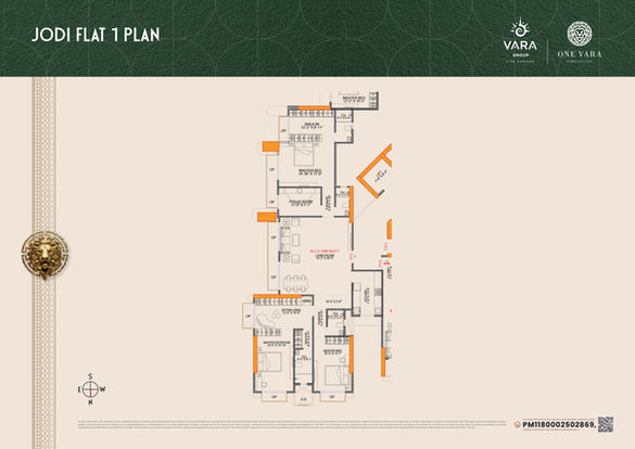 Floor Plans One Vara Goregaon East Mumbai, One Vara Codename Euro Vibes project, Vara Group LLP residential projects, 2 BHK flats in Goregaon East Mumbai, 3 BHK apartments Goregaon East