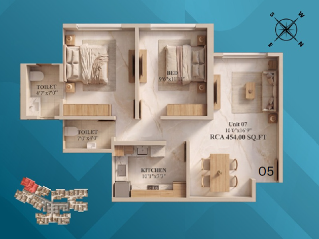 FLOOR PLAN WALCHAND PARK VIEW MIRA ROAD EAST, WALCHAND PARKVIEW MIRA ROAD EAST