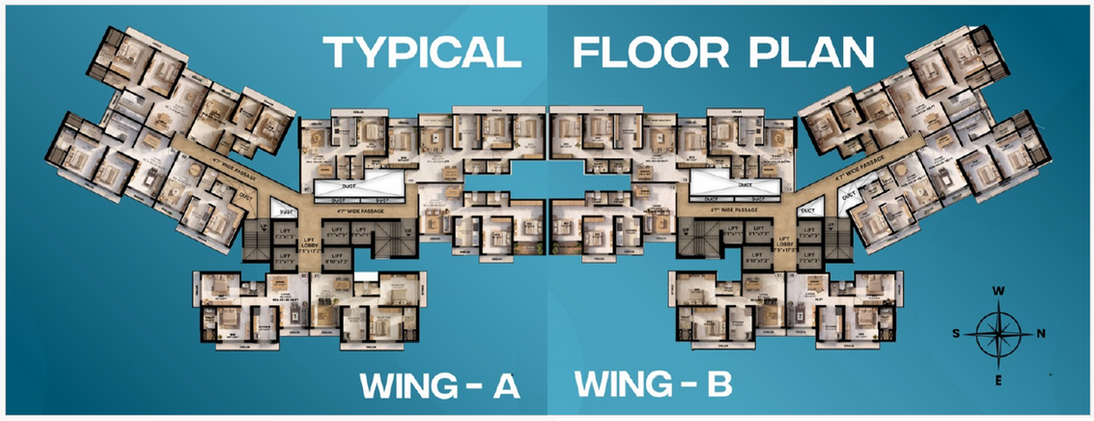 FLOOR PLAN WALCHAND PARK VIEW MIRA ROAD EAST, WALCHAND PARKVIEW MIRA ROAD EAST