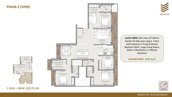 Floor Plans Akhand Vasai East, Akhand Madhuban Township, 1 BHK in Vasai East, 2 BHK in Vasai East, 3 BHK flats in Vasai East, Techton Lifespaces LLP projects, flats near Vasai Station, new launch Vasai East