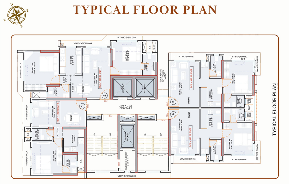 FLOOR PLAN SWASTICK MANGALAM BHAYANDAR EAST, NEW GOLDEN NEST ROAD, NEAR MIRA BHAYANDAR SPORTS COMPLEX, BHAYANDAR EAST