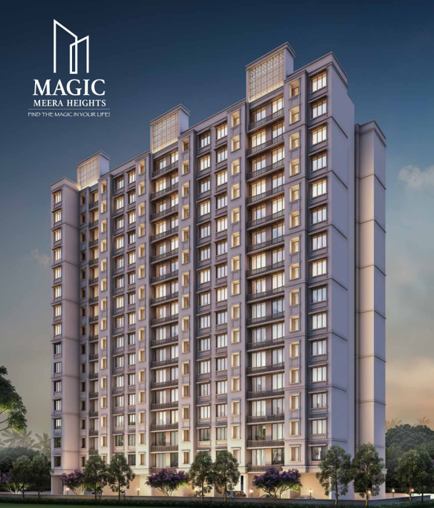 MAGIC MEERA HEIGHTS MIRA ROAD EAST, 1 BHK FLATS FOR SALE, NEAR WESTERN EXPRESS HIGHWAY, MIRA ROAD EAST