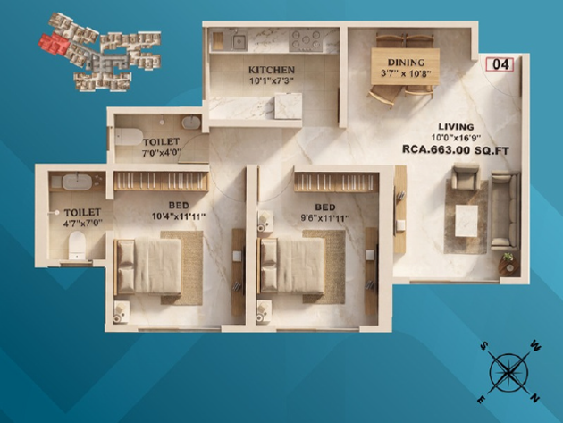 FLOOR PLAN WALCHAND PARK VIEW MIRA ROAD EAST, WALCHAND PARKVIEW MIRA ROAD EAST