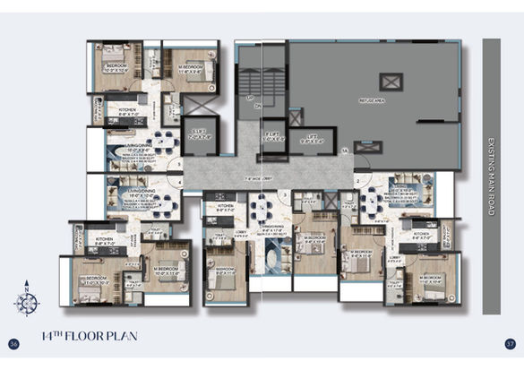 FLOOR PLANS DTG ASPIRE KANDIVALI WEST, DTG ASPIRE, CHARKOP, SECTOR 4, KANDIVALI WEST