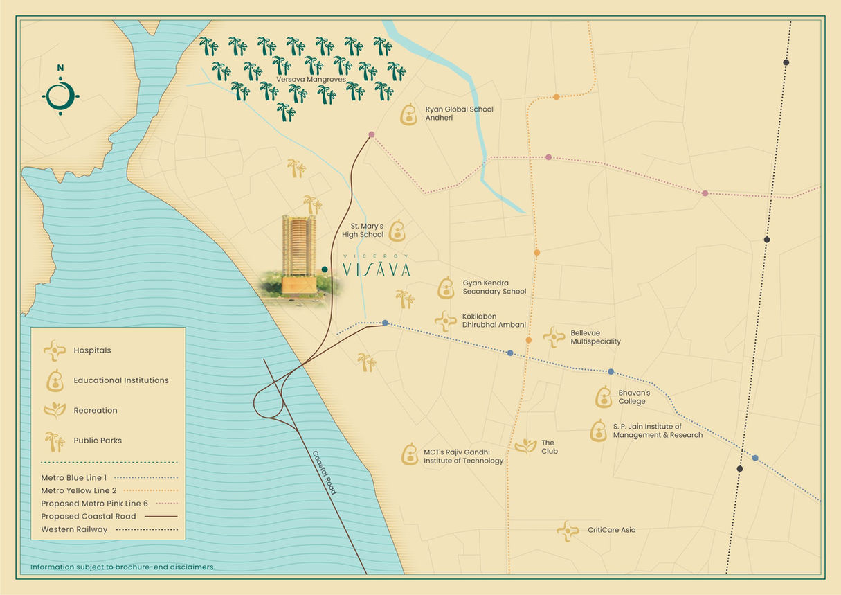 LOCATION VICEROY VISAVA ANDHERI WEST, VICEROY VISAVA VERSOVA, VICEROY ANDHERI WEST, VICEROY VERSOVA