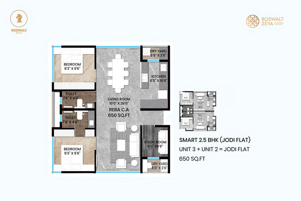 FLOOR PLANS ROSWALT ZEYA JOGESHWARI WEST, ROSWALT ZEYA SV ROAD JOGESHWARI WEST, 1 BHK UNDER 1 CR JOGESHWARI WEST, NEW PROJECT LAUNCH IN JOGESHWARI WEST