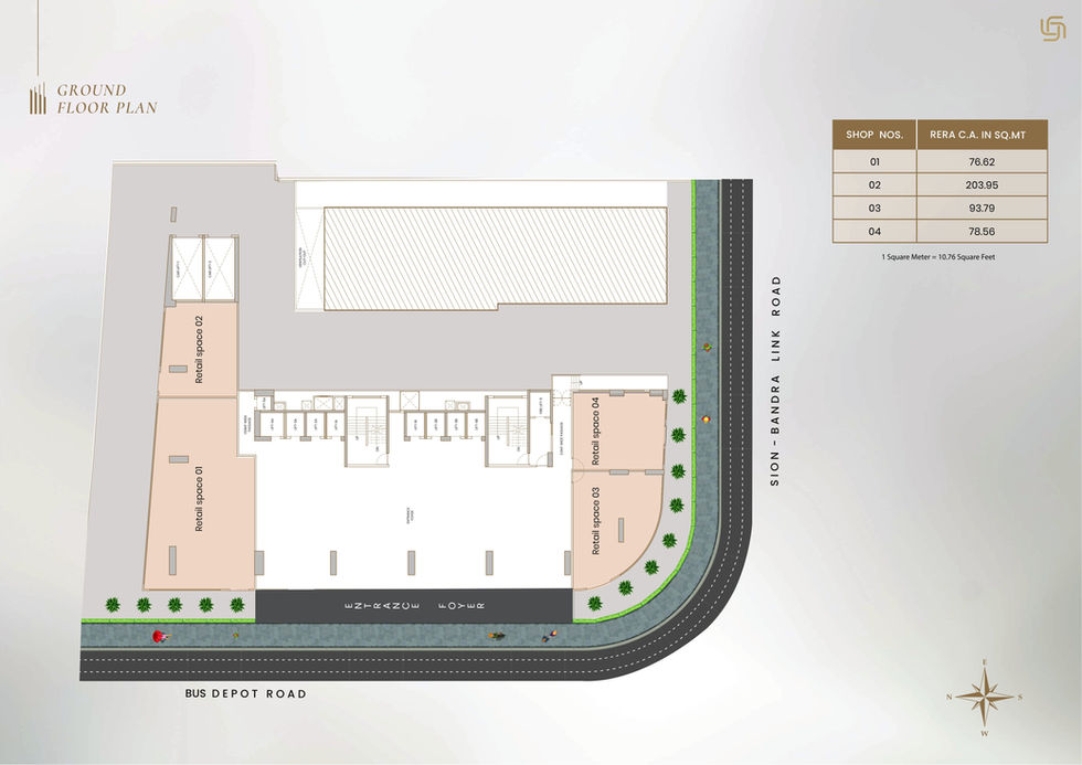 LABDHI BKC EDGE, H-BLOCK BKC, COMMERCIAL OFFICES, MAHARERA P51900013846