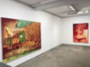 frequenz, frequency, painting, exhibition view