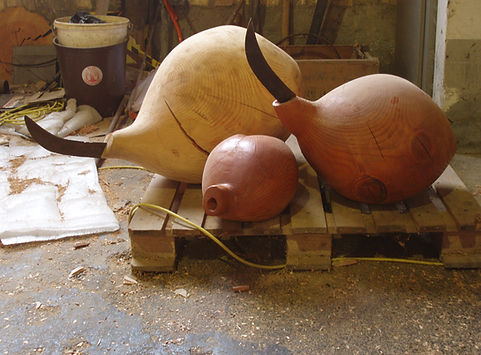 samen, seeds, sculpture