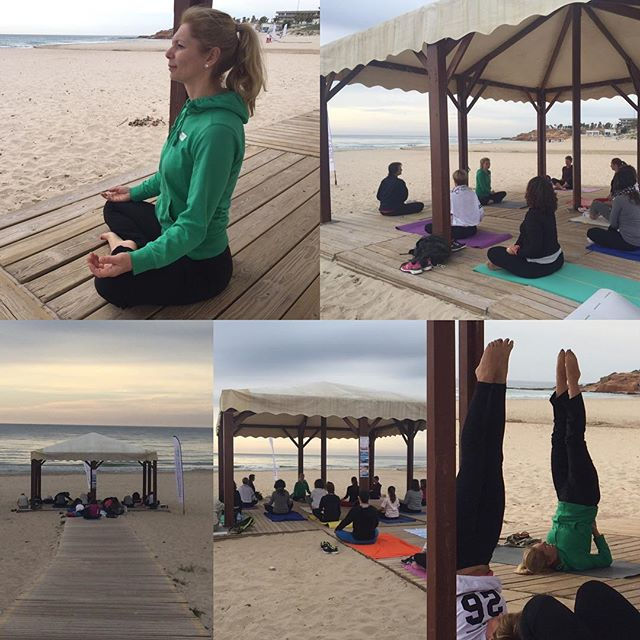 Yoga en la Playa. JJ en Ivernis Mare