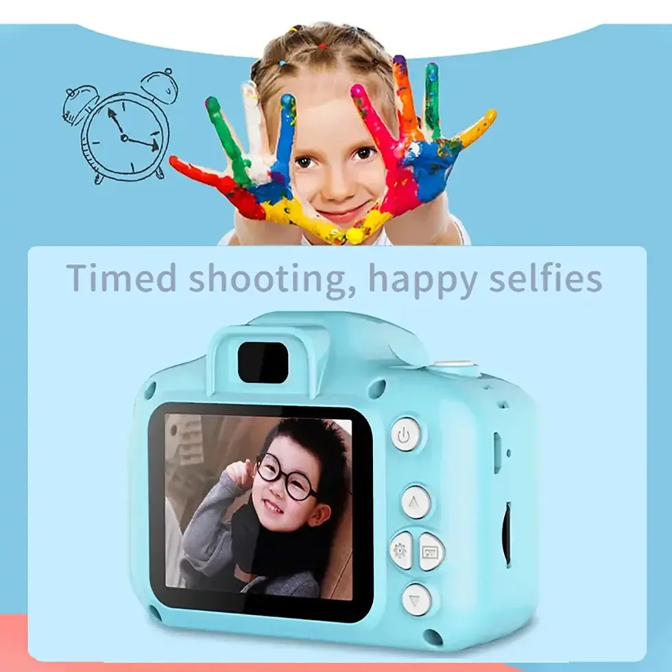 Thumbnail: Lovely X2 Children Mini Digital Camera Can Take Pictures Video Small Camera Phot