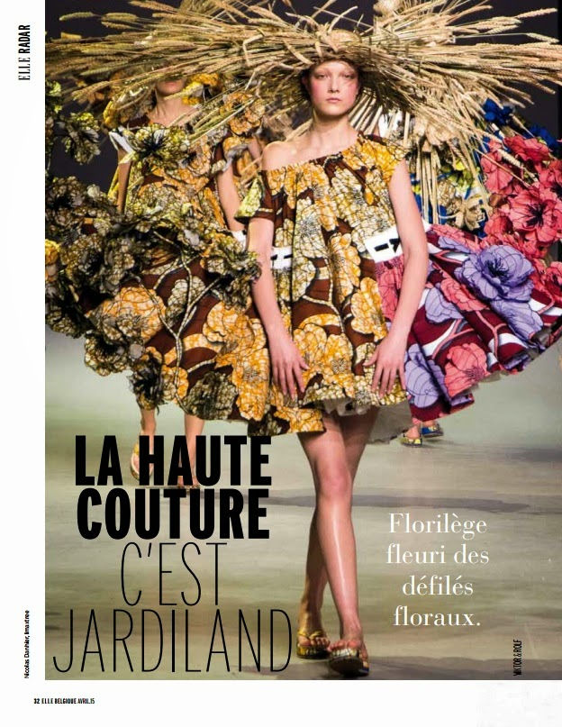 ELLE Belgique, avril 2015
