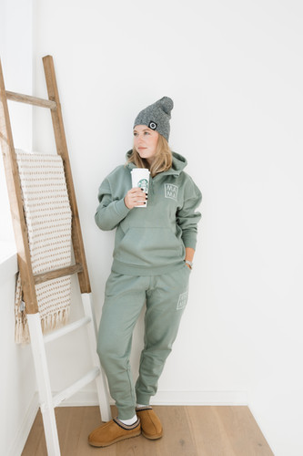 MAMA | OVERSIZED HALF ZIP HOODIE | Ashco The Mama Label