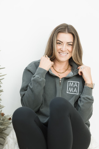 MAMA | VINTAGE QUARTER-ZIP SWEATSHIRT | Ashco The Mama Label