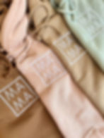 Line up of the Classic Mama Campfire Sweater