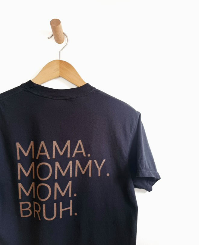 Thumbnail: This perfect basic tee is an oversized boyfriend fit showing off your favourite tite - mom.