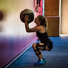 Medicine Ball Squat Overhead Throw