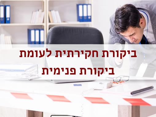 מה ההבדל בין ביקורת חקירתית לבין ביקורת פנים? חברת אורכית כמקרה בוחן