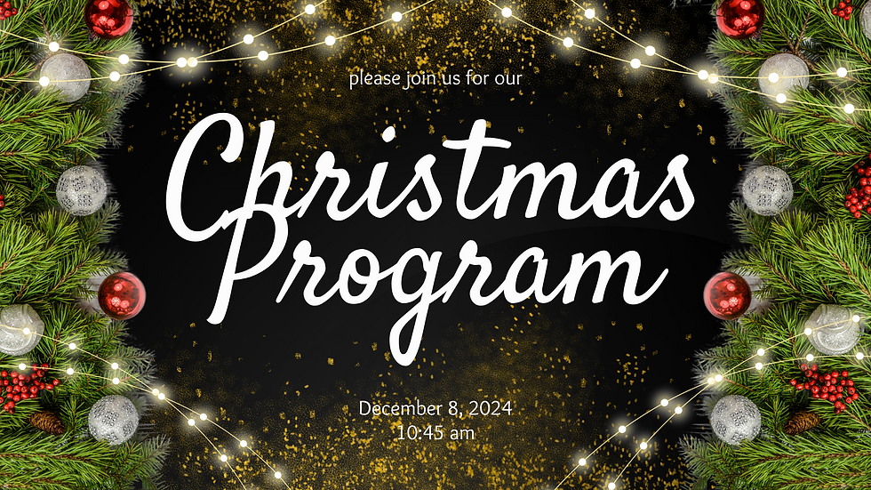 Christmas Program