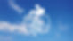 青空に消化器官のイラスト