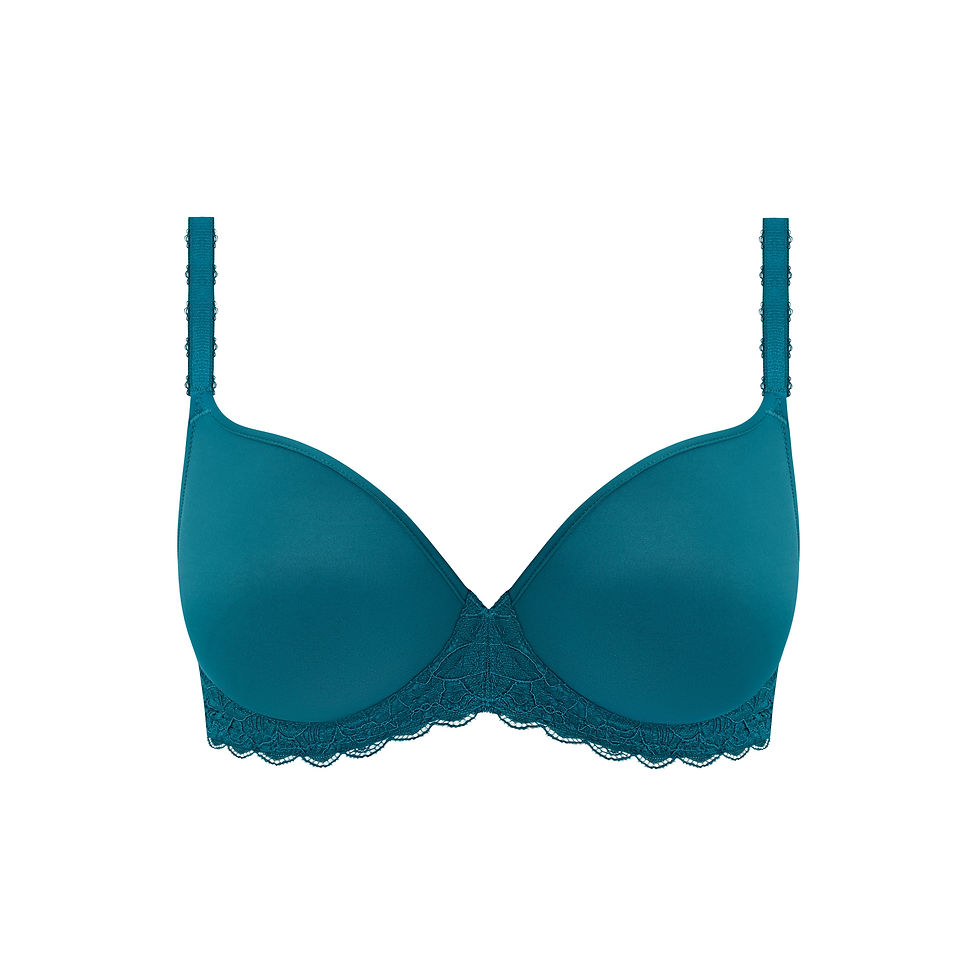 תמונה ממוזערת: RAFFINE חזייה מרופדת לתמיכה והרמה עם תוספת תחרה