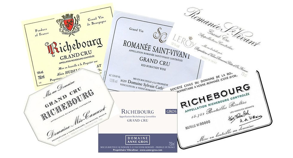 Richebourg vs Romanee-St-Vivant, Burgundy Grand Cru