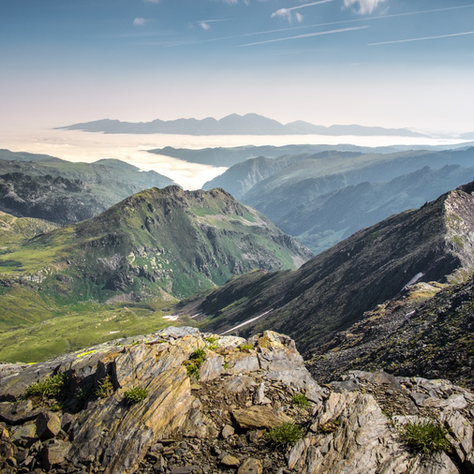 Winter and summer in Andorra