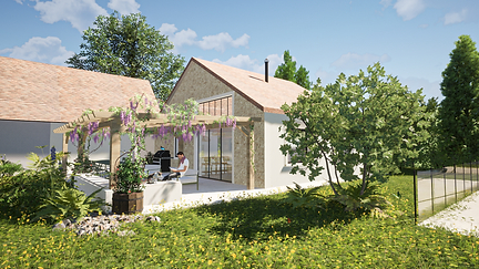 Création d'une extension de 70 m2 dans les Yvelines