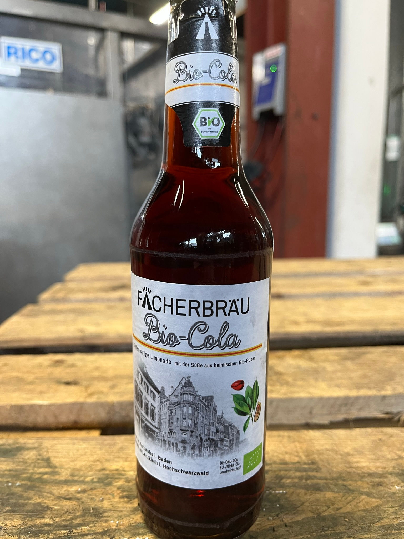 Fächerbräu Bio-Cola koffeinhaltige Limonade - alkoholfrei -
